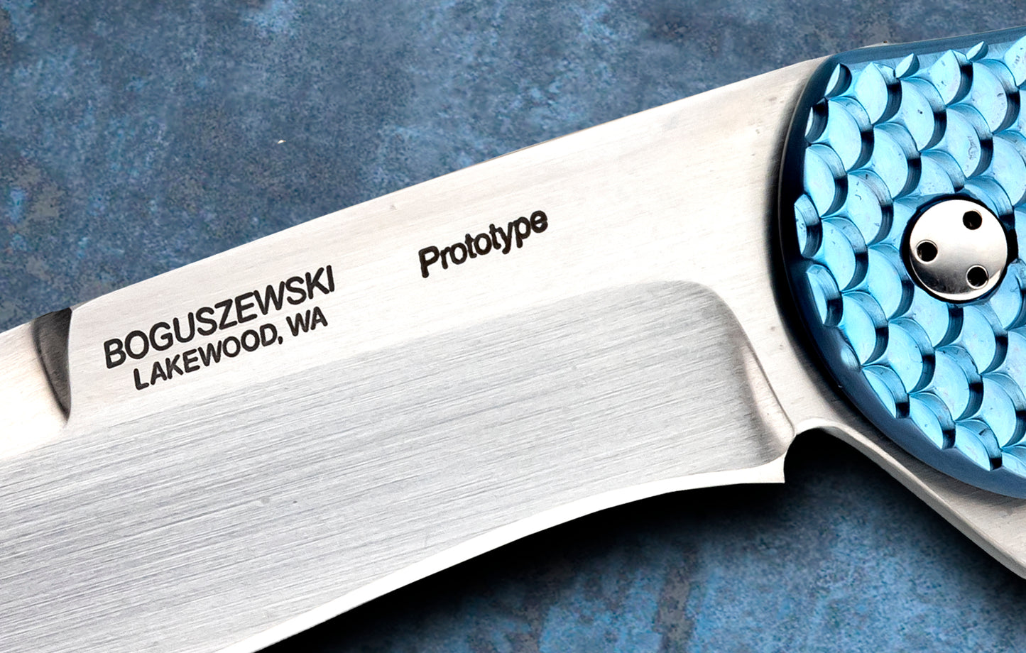 Phil Boguszewski COBRA PROTOTYPE, Liner-Lock Flipper Folding Knife