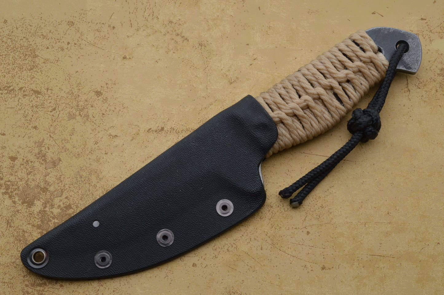 G.H.K. "Compact Tanto" Fixed Blade Knife, Kydex Sheath