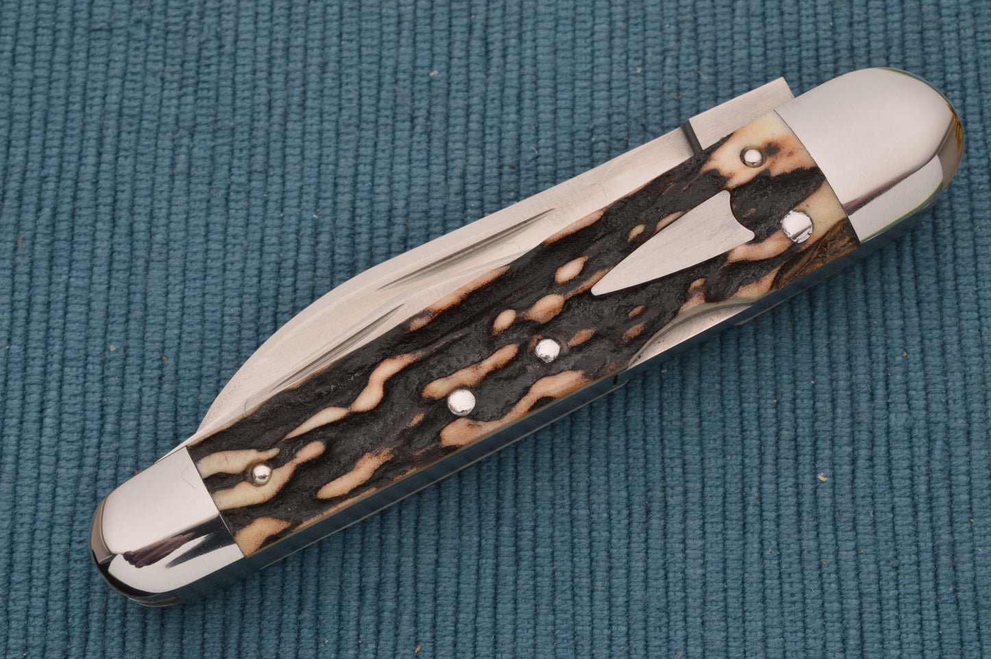 Bill Ruple Premium Stag Lock-Back Whittler (SOLD)