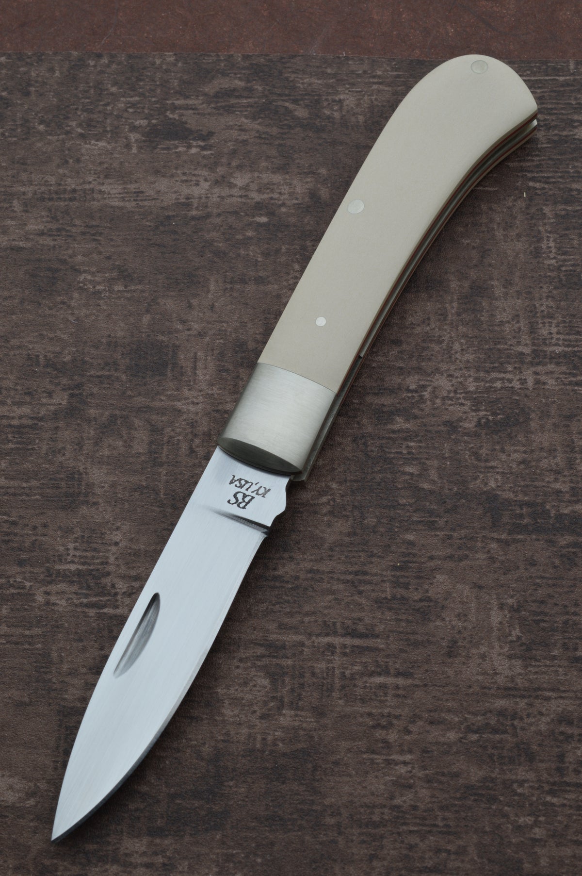 Bill Sonnleitner Single Blade Trapper Slip-Joint Folding Knife