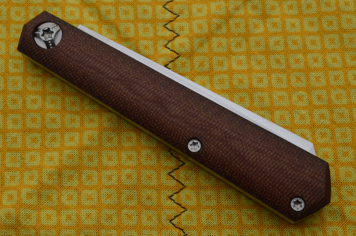 ESNYX Custom STINGRAY Vintage G3 Micarta Slip-Joint Folding Knife