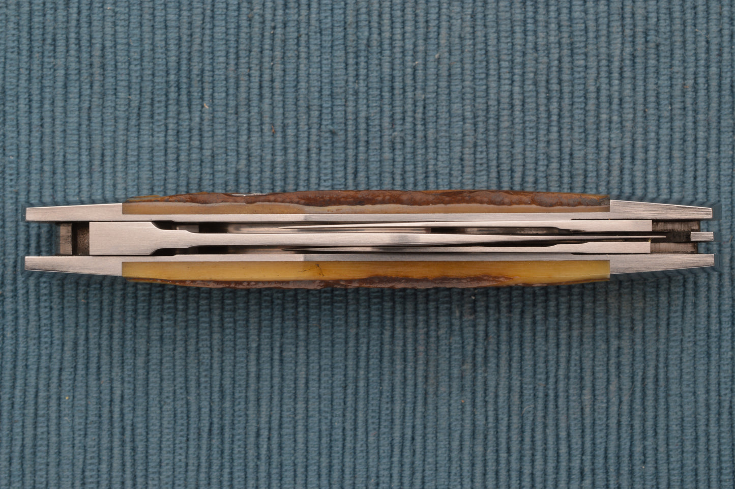 Luke Swenson Large 3-Blade Lock-Back Whittler, Premium Stag, LBW Folding Knife