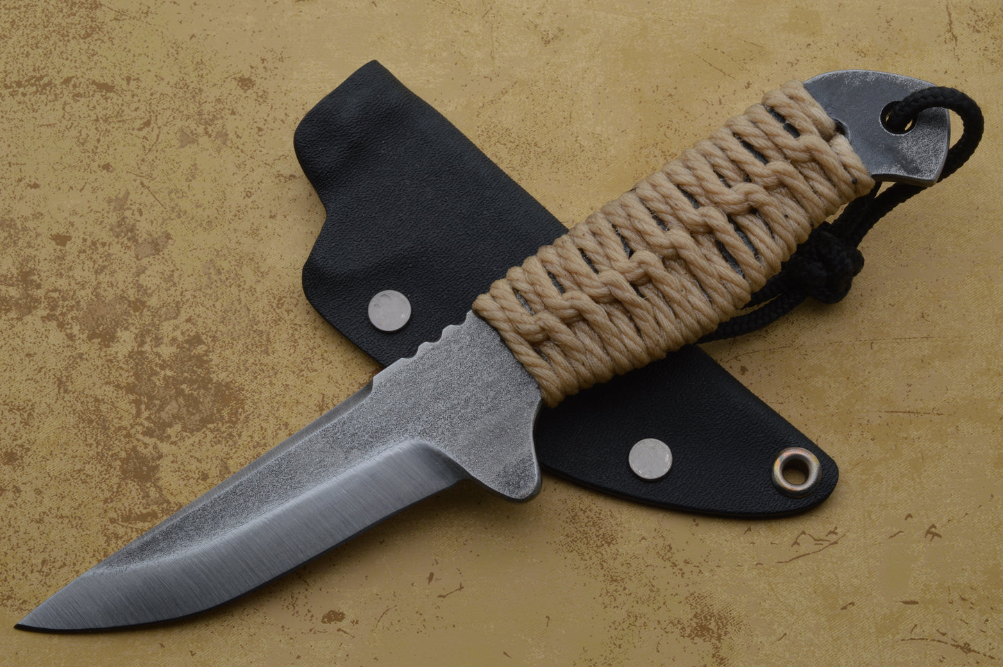 G.H.K. "Compact Tanto" Fixed Blade Knife, Kydex Sheath