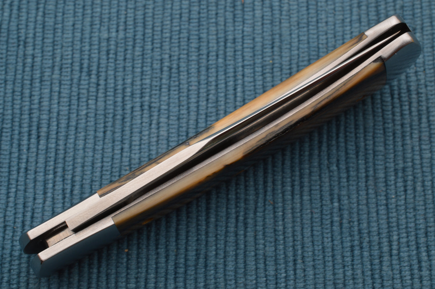 Phil Jacob Trapper Fossil Mammoth Slip-Joint Folding Knife