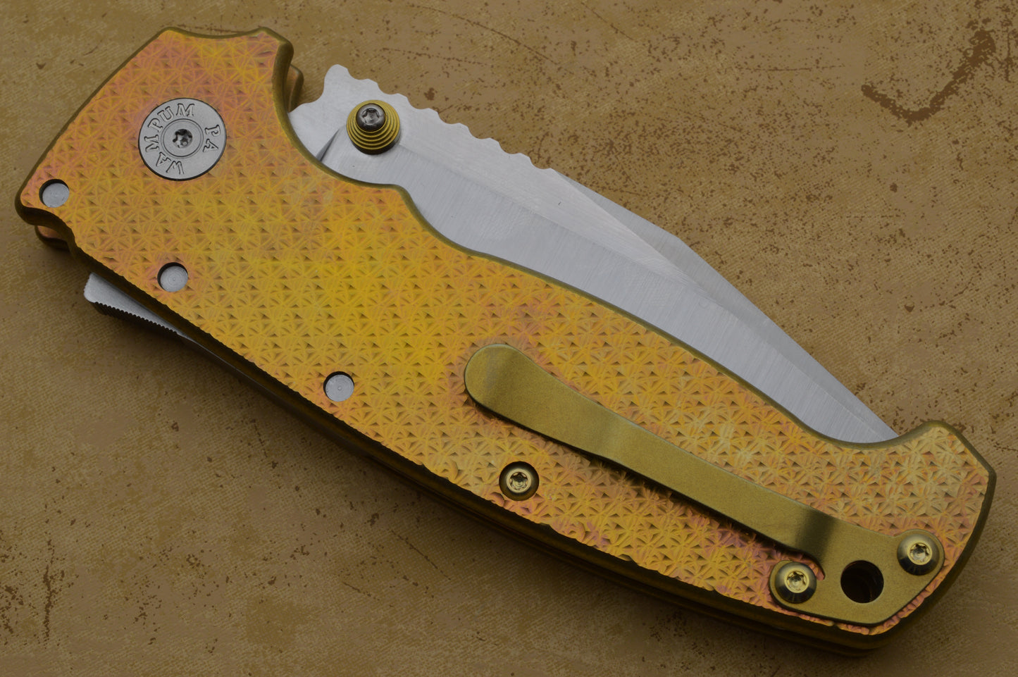 Demko Knives Custom AD20, Hand Ground CPM-3V, Shark-Lock Technology Folding Knife