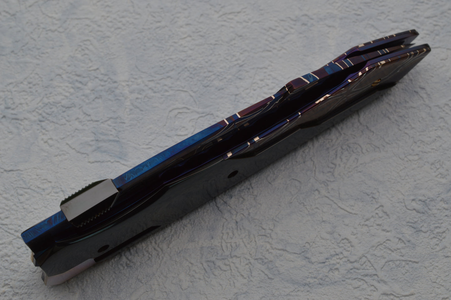 Deryk D.C. Munroe Sole Authorship PTERODACTYL Custom Art Knife, Liner-Lock Folder (SOLD)