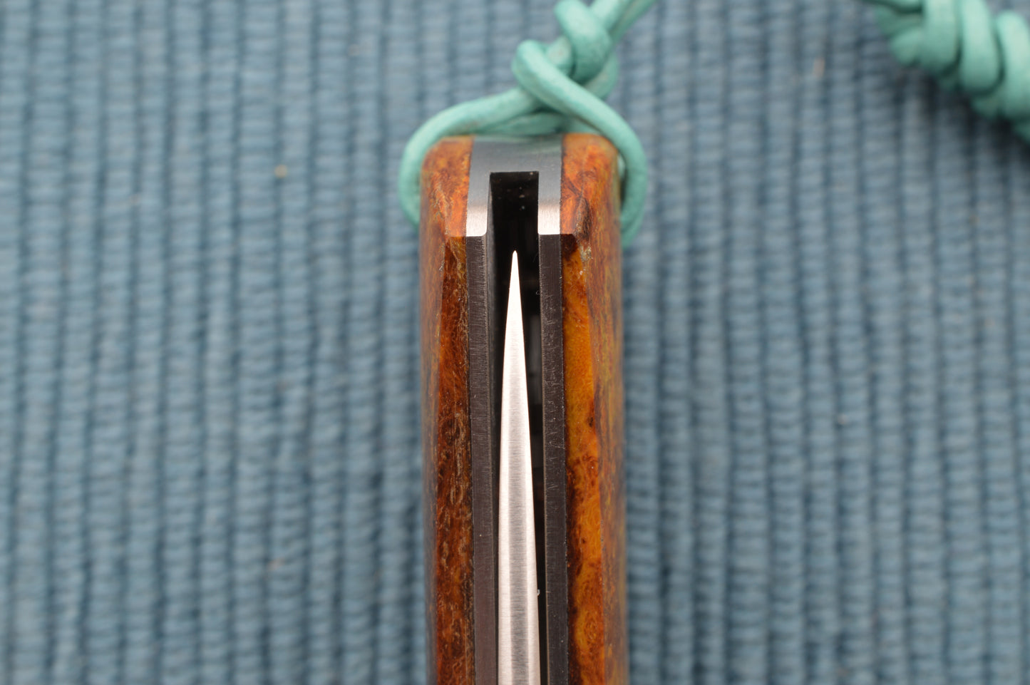 Tom Ploppert 80% F1 Shadow Pattern Slip-Joint, Vintage World War II German Micarta