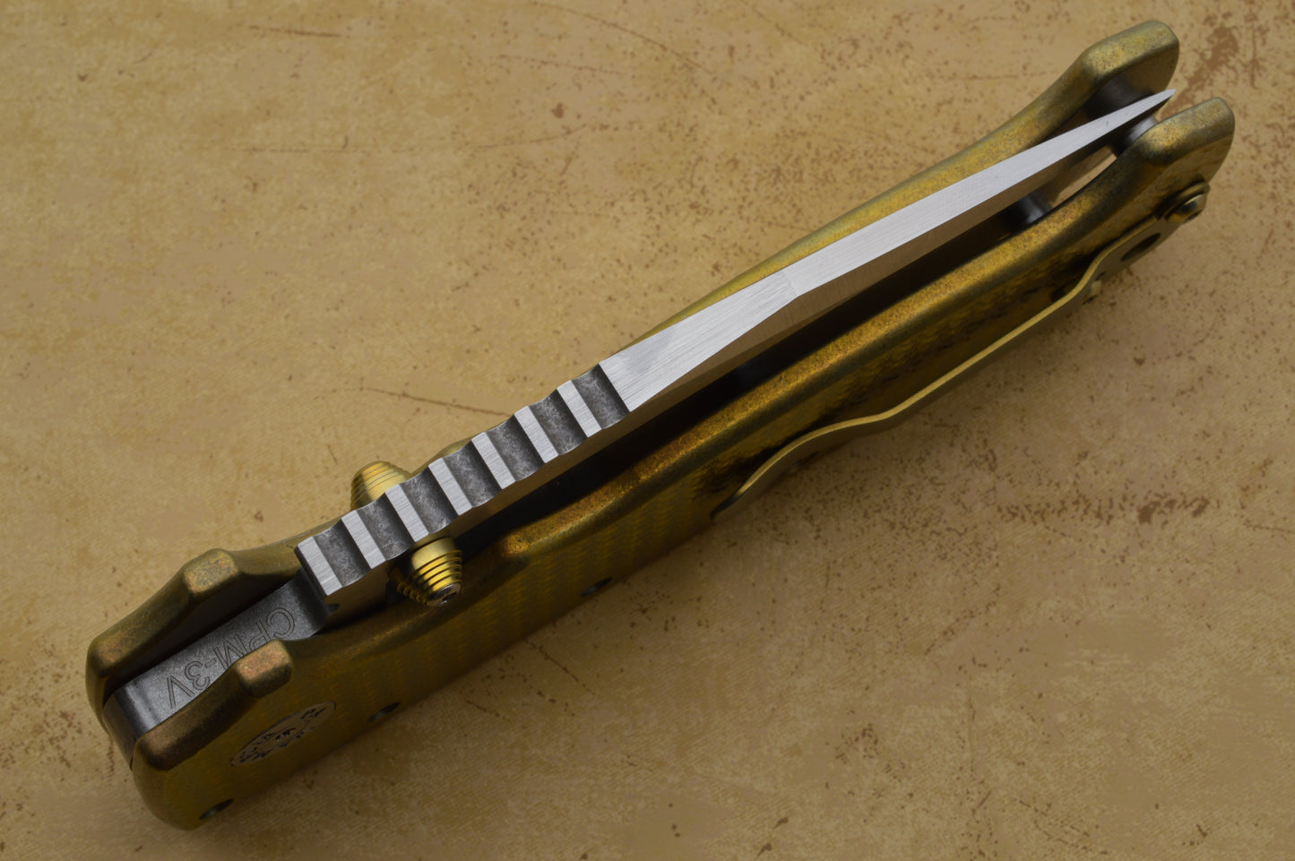 Demko Knives Custom AD20, Hand Ground CPM-3V, Shark-Lock Technology Folding Knife