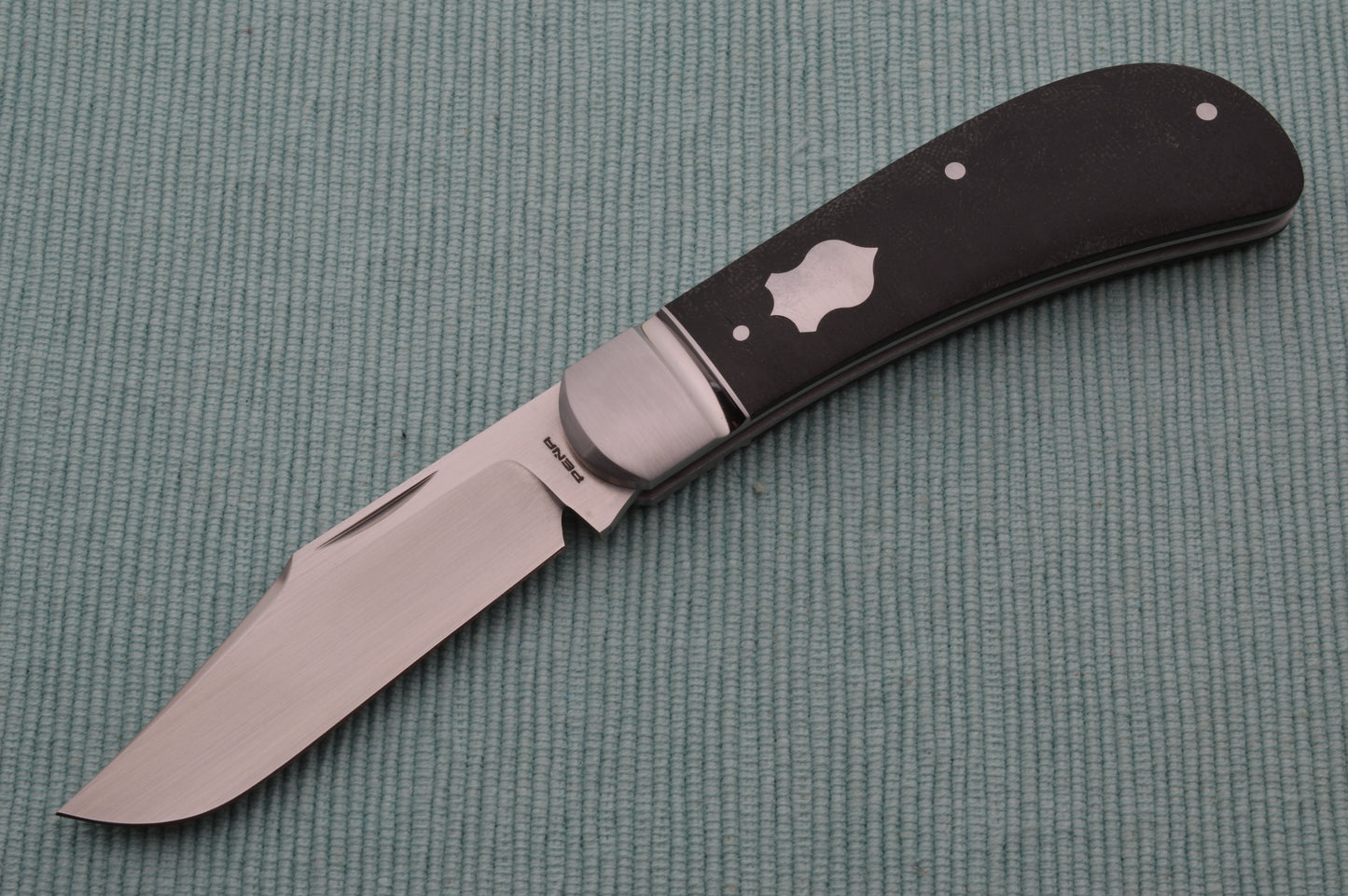 Enrique Peña Lanny's Clip Vintage Westinghouse Black Micarta Slip-Joint Folding Knife