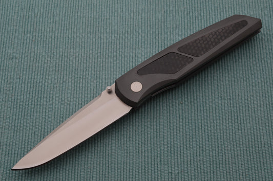 ProTech Harkins D/A 801 Grey Handle Satin Blade Folding Knife (SOLD)