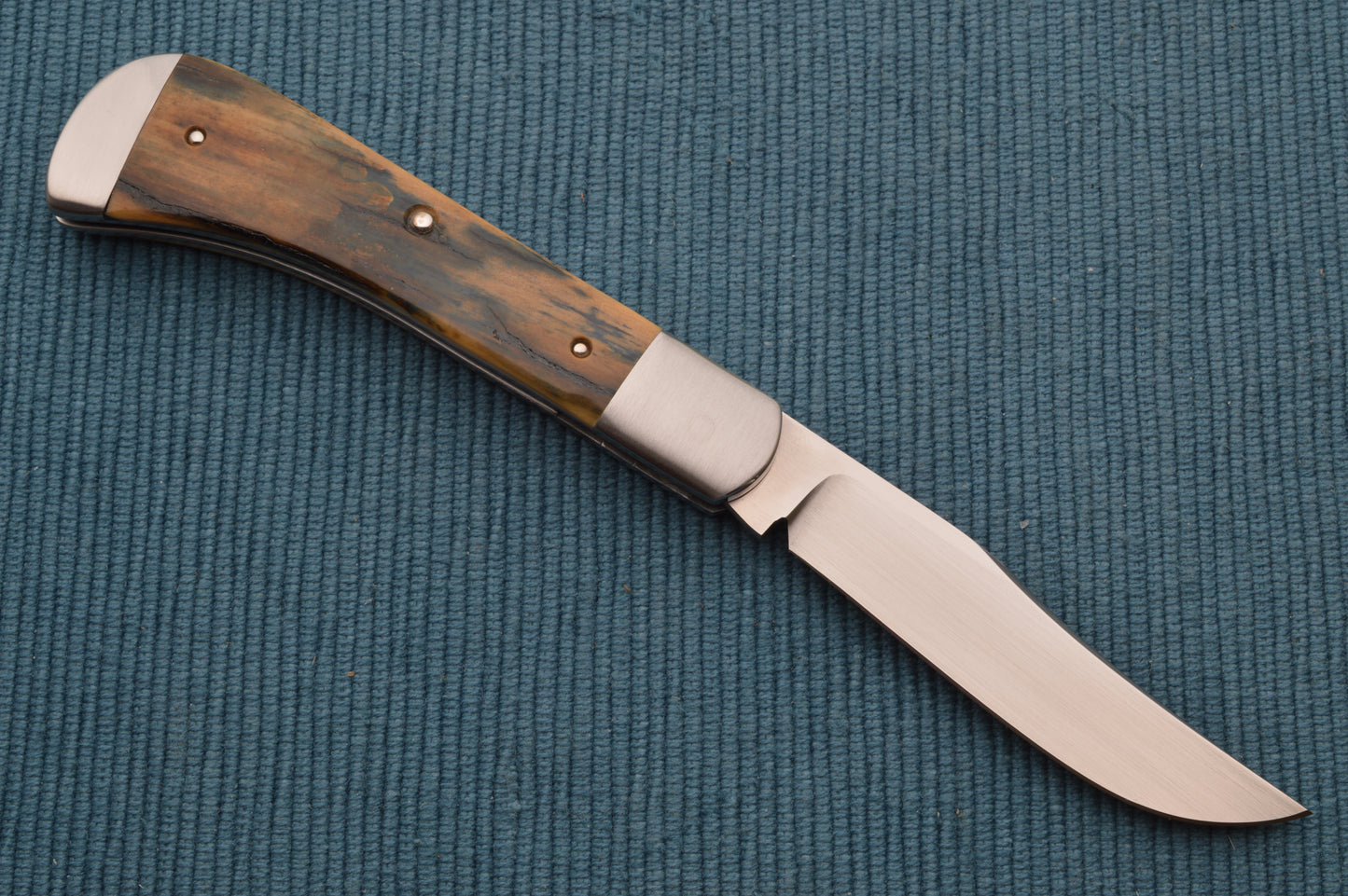 Phil Jacob Trapper Fossil Mammoth Slip-Joint Folding Knife