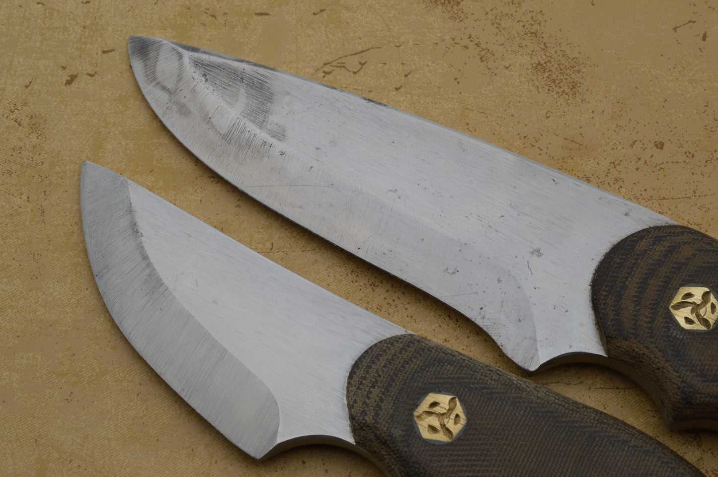 Phill Hartsfield Hunter and Utility Knives Set, Leather Sheaths