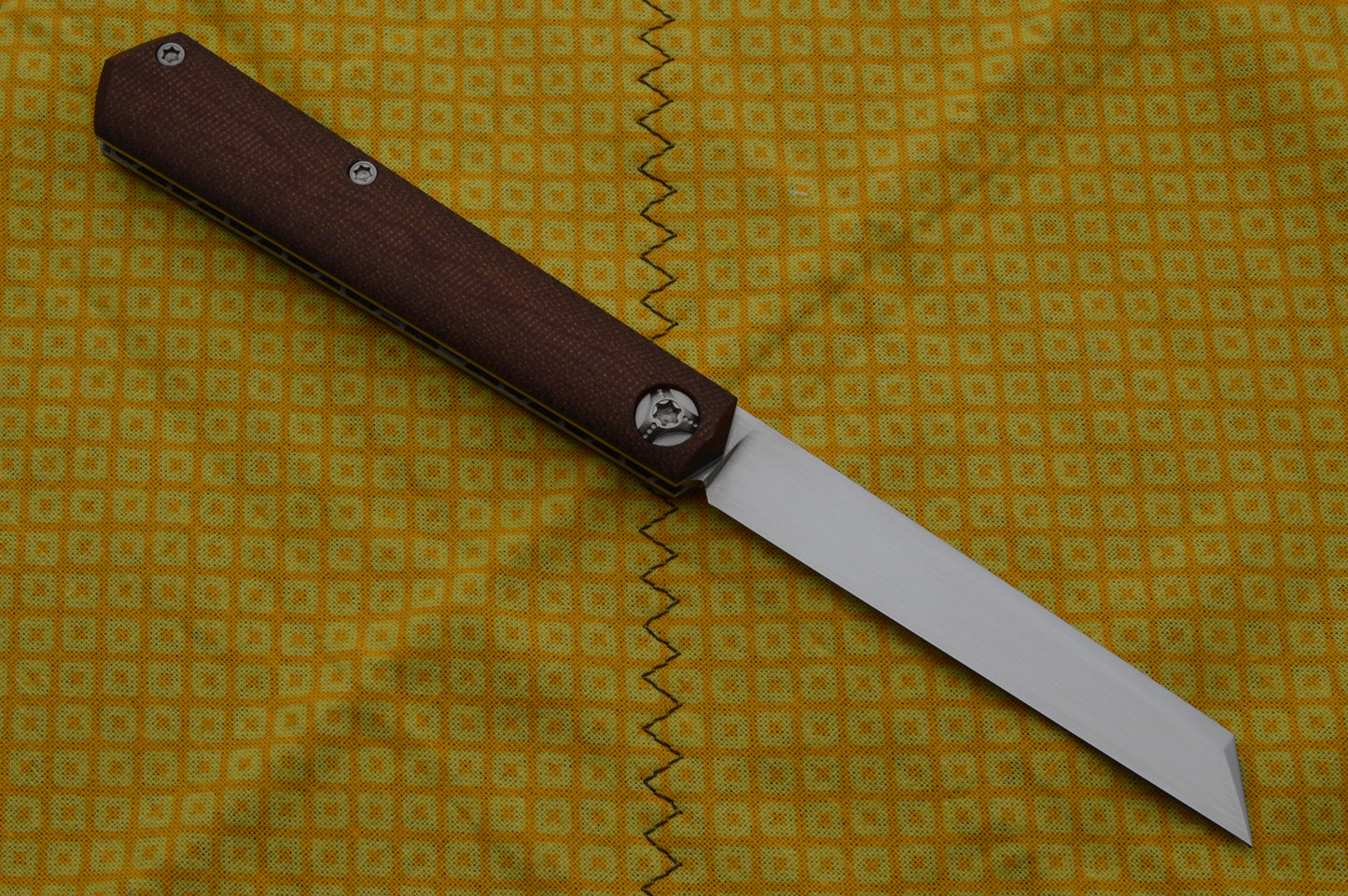 ESNYX Custom STINGRAY Vintage G3 Micarta Slip-Joint Folding Knife