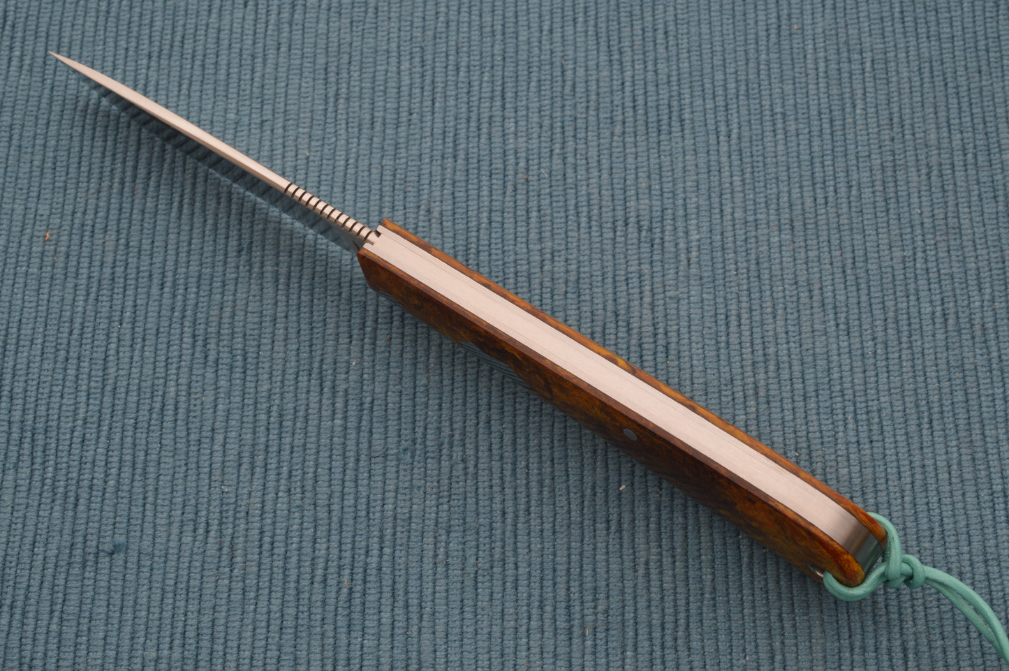 Tom Ploppert 80% F1 Shadow Pattern Slip-Joint, Vintage World War II German Micarta