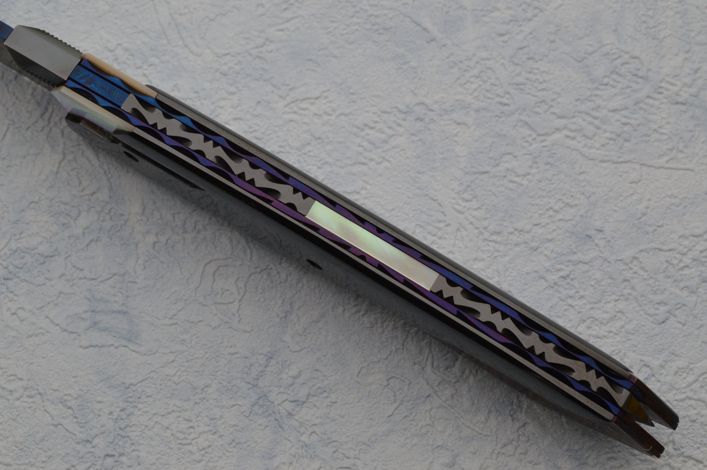 Deryk D.C. Munroe Sole Authorship PTERODACTYL Custom Art Knife, Liner-Lock Folder (SOLD)