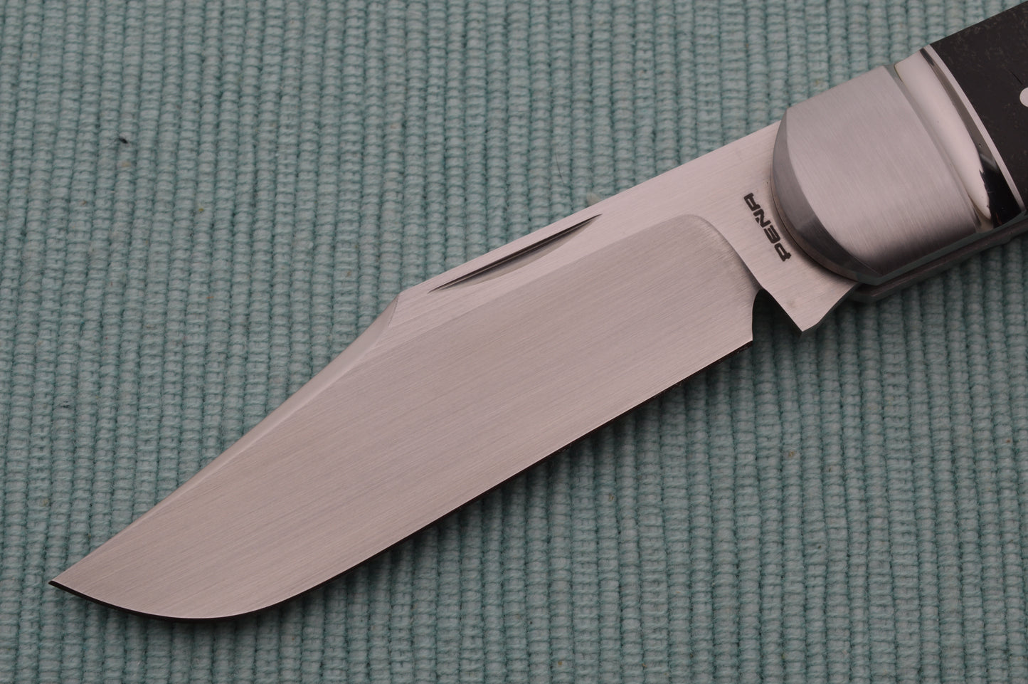 Enrique Peña Lanny's Clip Vintage Westinghouse Black Micarta Slip-Joint Folding Knife