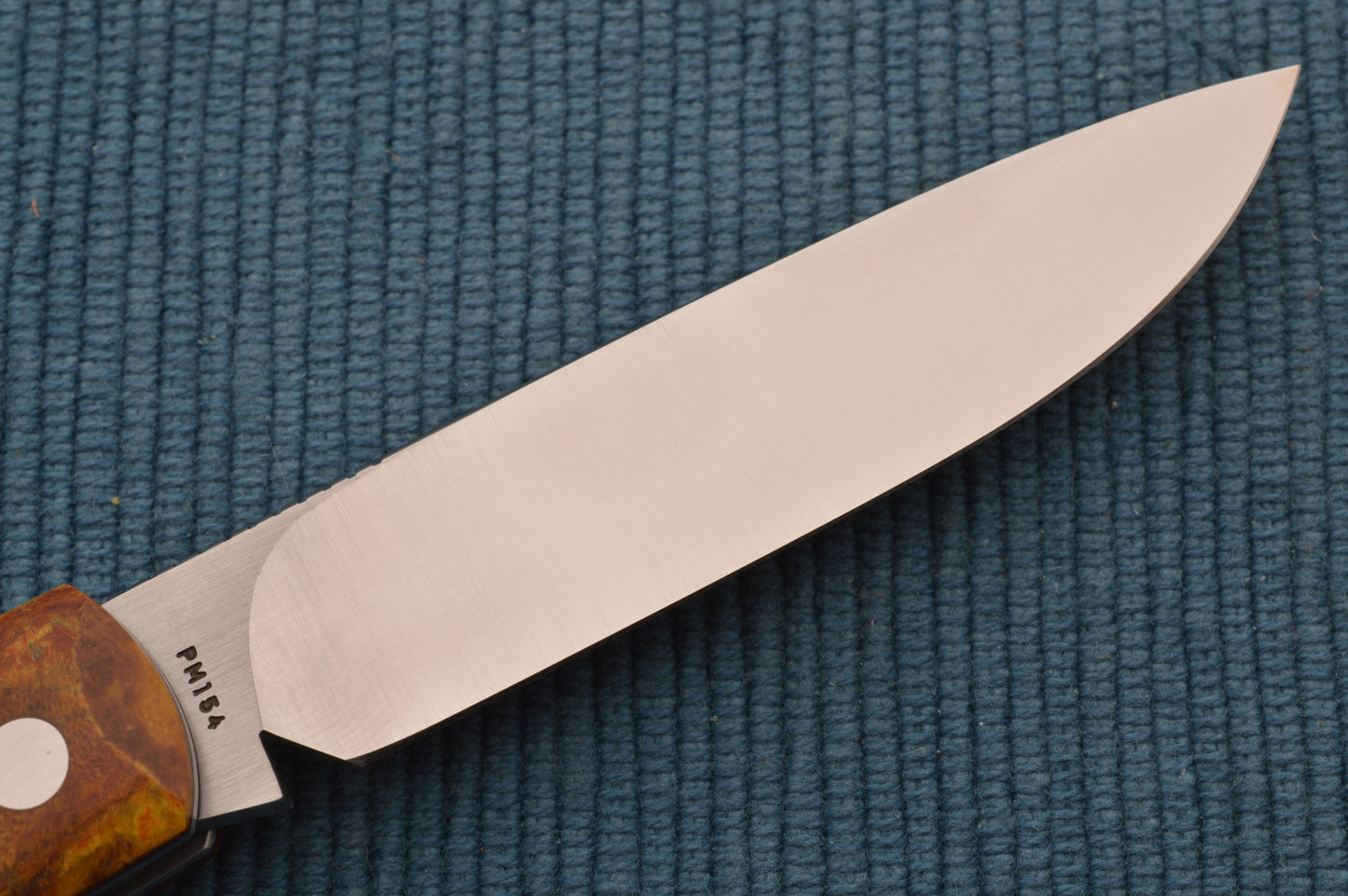 Tom Ploppert 80% F1 Shadow Pattern Slip-Joint, Vintage World War II German Micarta