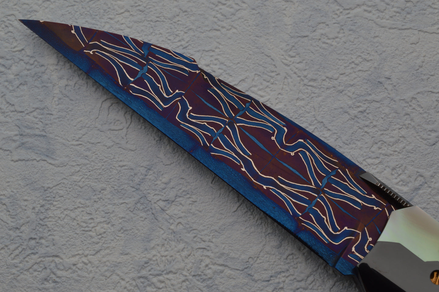 Deryk D.C. Munroe Sole Authorship PTERODACTYL Custom Art Knife, Liner-Lock Folder (SOLD)