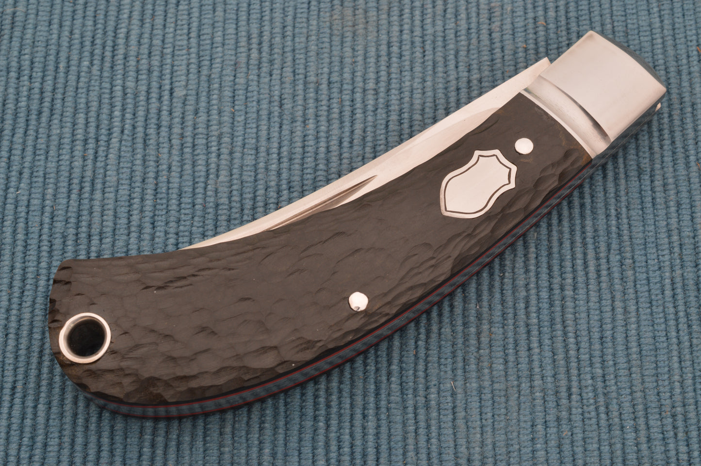 Bill Ruple Pleasanton Persian Hand Jigged Micarta, Slip-Joint Folding Knife