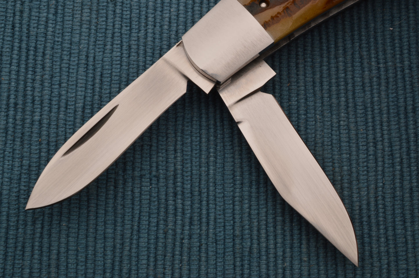 Luke Swenson Large 3-Blade Lock-Back Whittler, Premium Stag, LBW Folding Knife