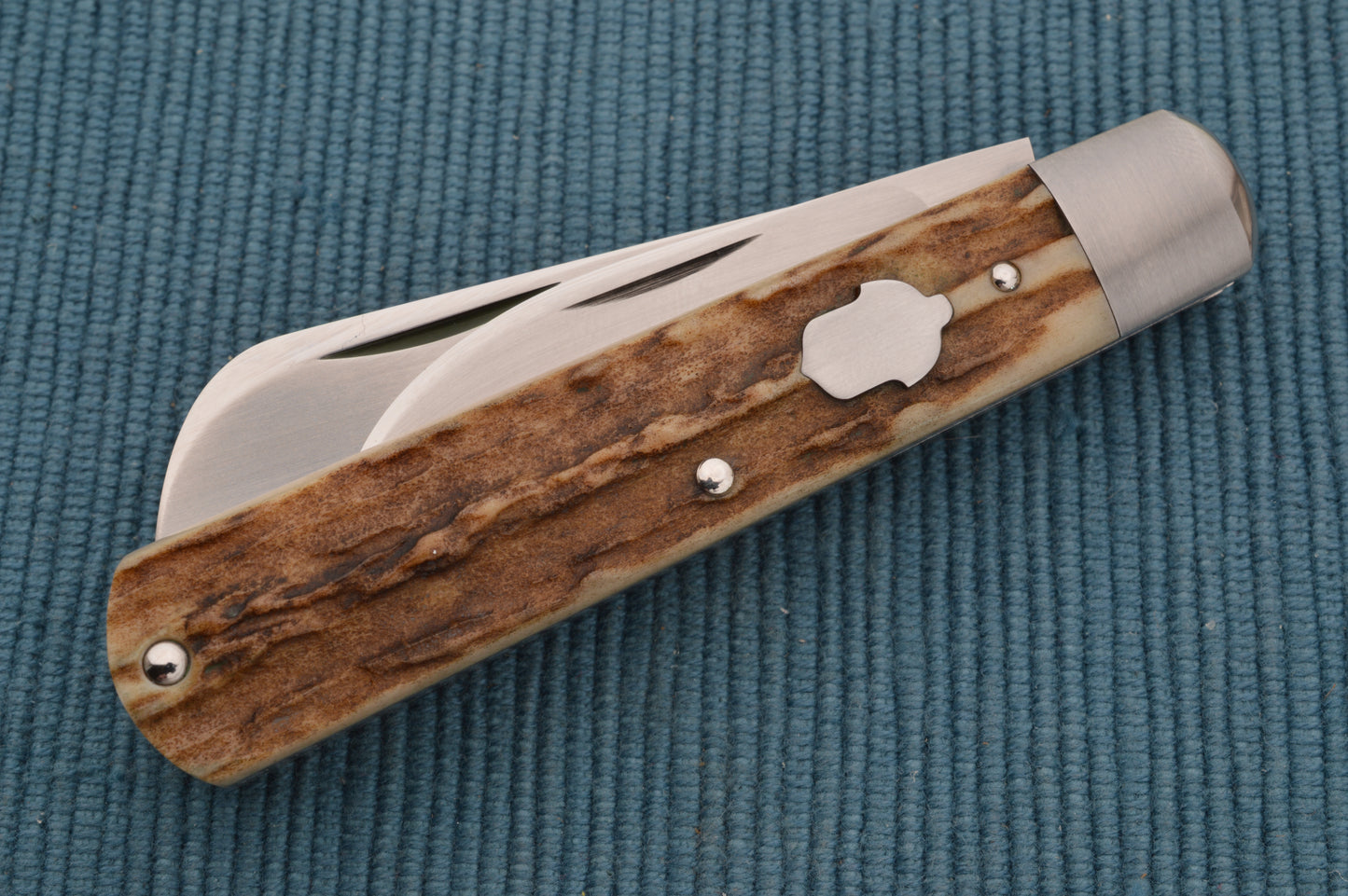 David Kramp 2-Blade FORAGER JACK European Red Stag Slip-Joint Folding Knife (SOLD)
