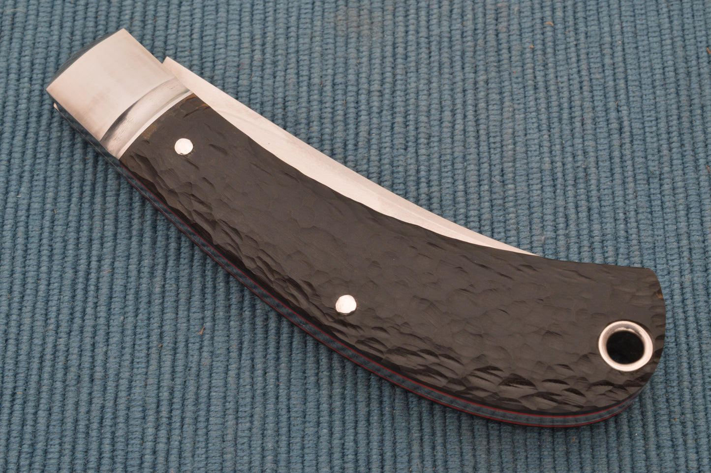 Bill Ruple Pleasanton Persian Hand Jigged Micarta, Slip-Joint Folding Knife