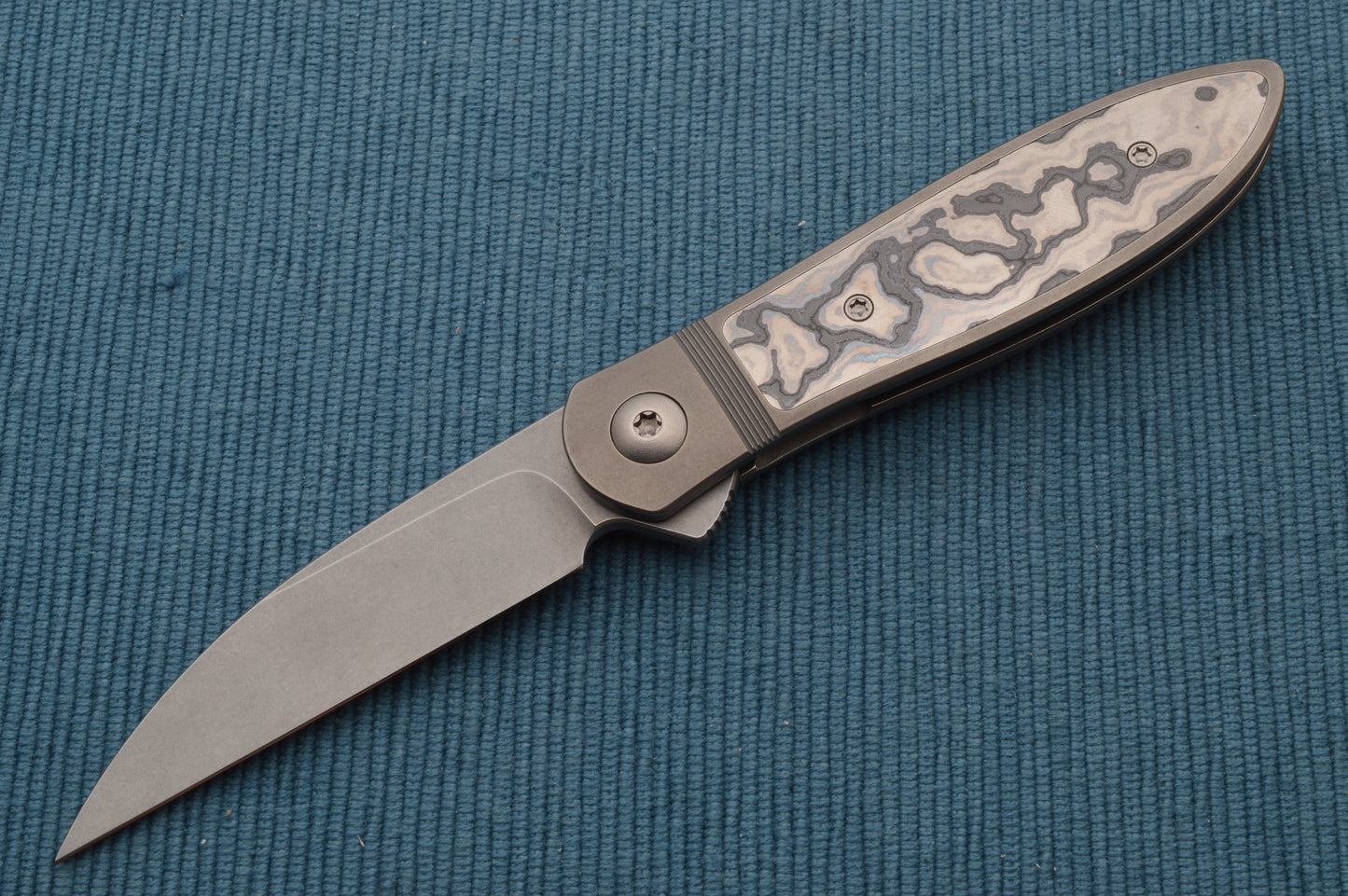 Richard Rogers WHARNCLIFFE, Black Timascus Inlays, Zirconium Backspacer (SOLD)