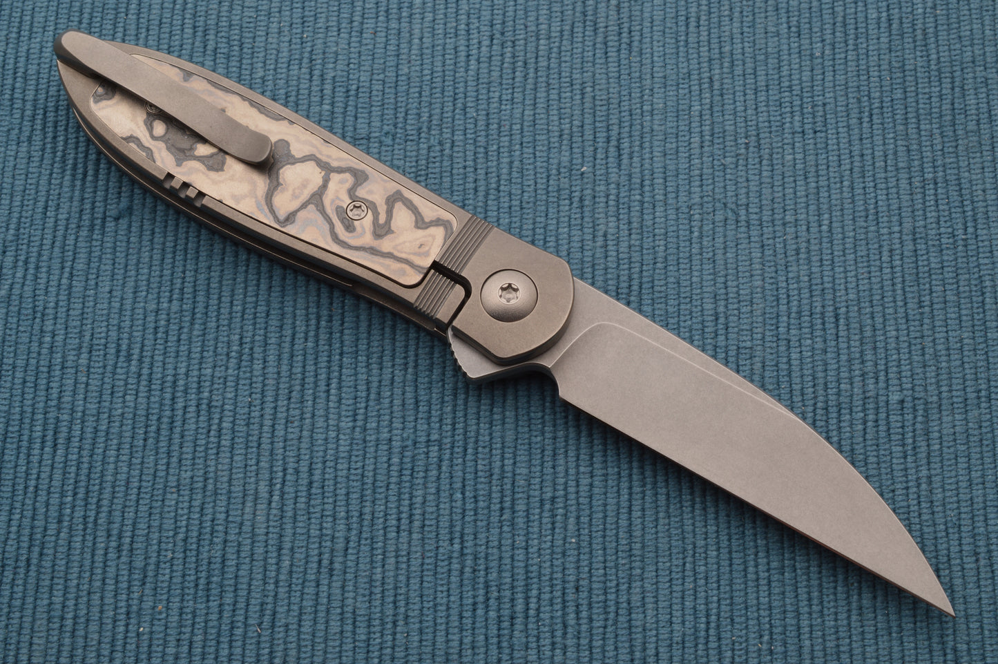 Richard Rogers WHARNCLIFFE, Black Timascus Inlays, Zirconium Backspacer (SOLD)