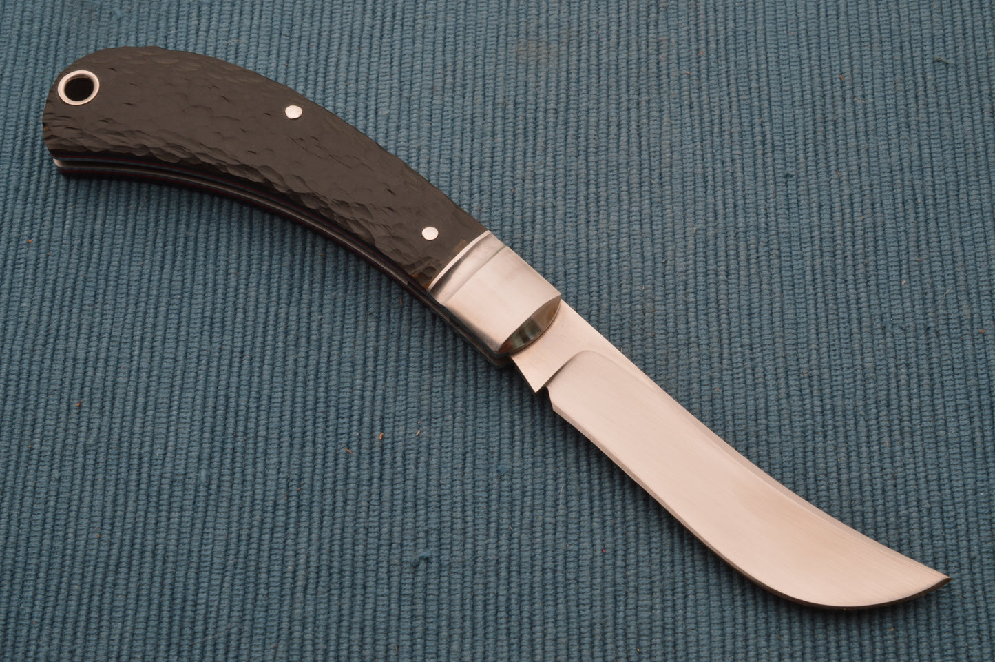 Bill Ruple Pleasanton Persian Hand Jigged Micarta, Slip-Joint Folding Knife