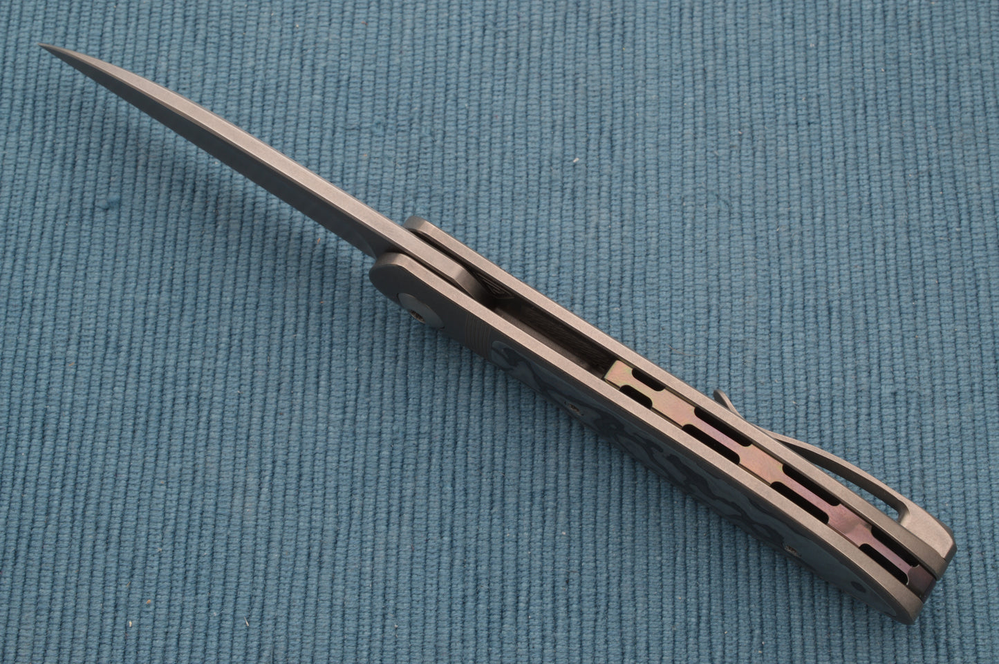 Richard Rogers WHARNCLIFFE, Black Timascus Inlays, Zirconium Backspacer (SOLD)