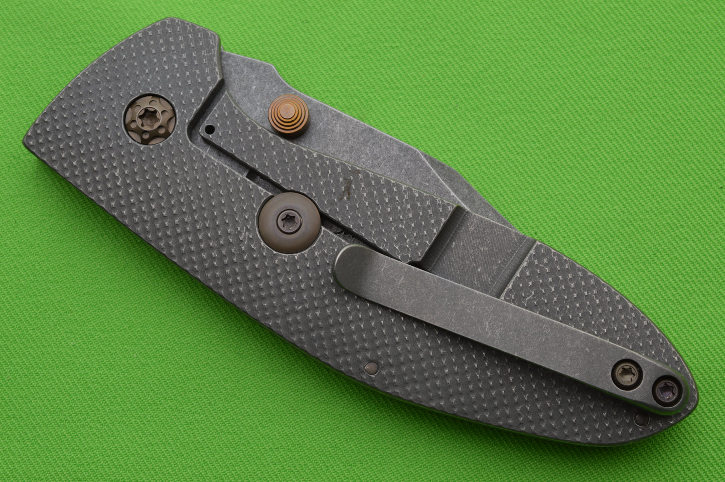 Tom Krein ALPHA Clip Point Full Titanium Frame-Lock Signature Series, Lucky #13! (SOLD)