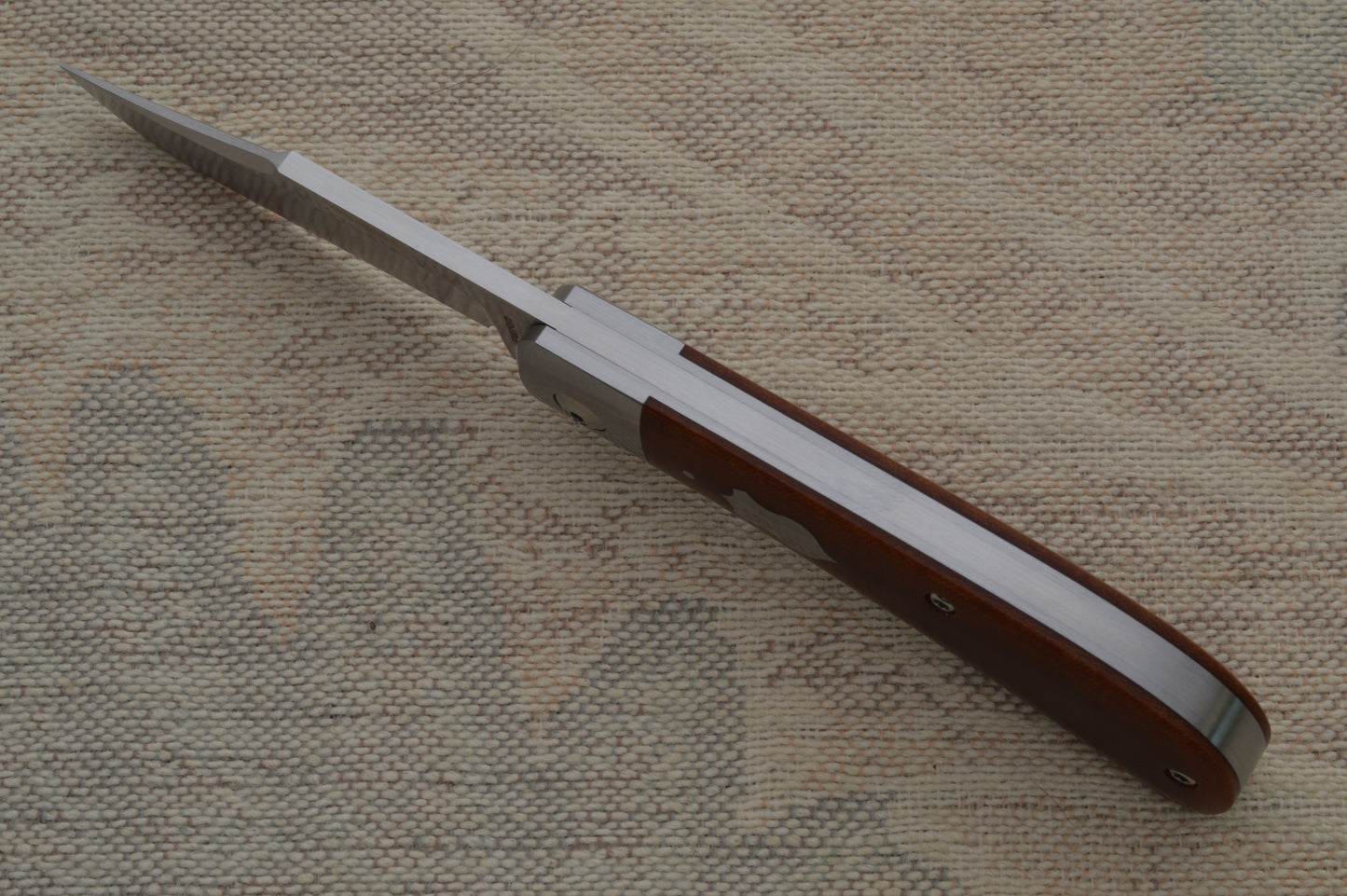 Enrique Peña Custom Lanny's Clip Slip-Joint Folding Knife, Bourbon Micarta (SOLD)