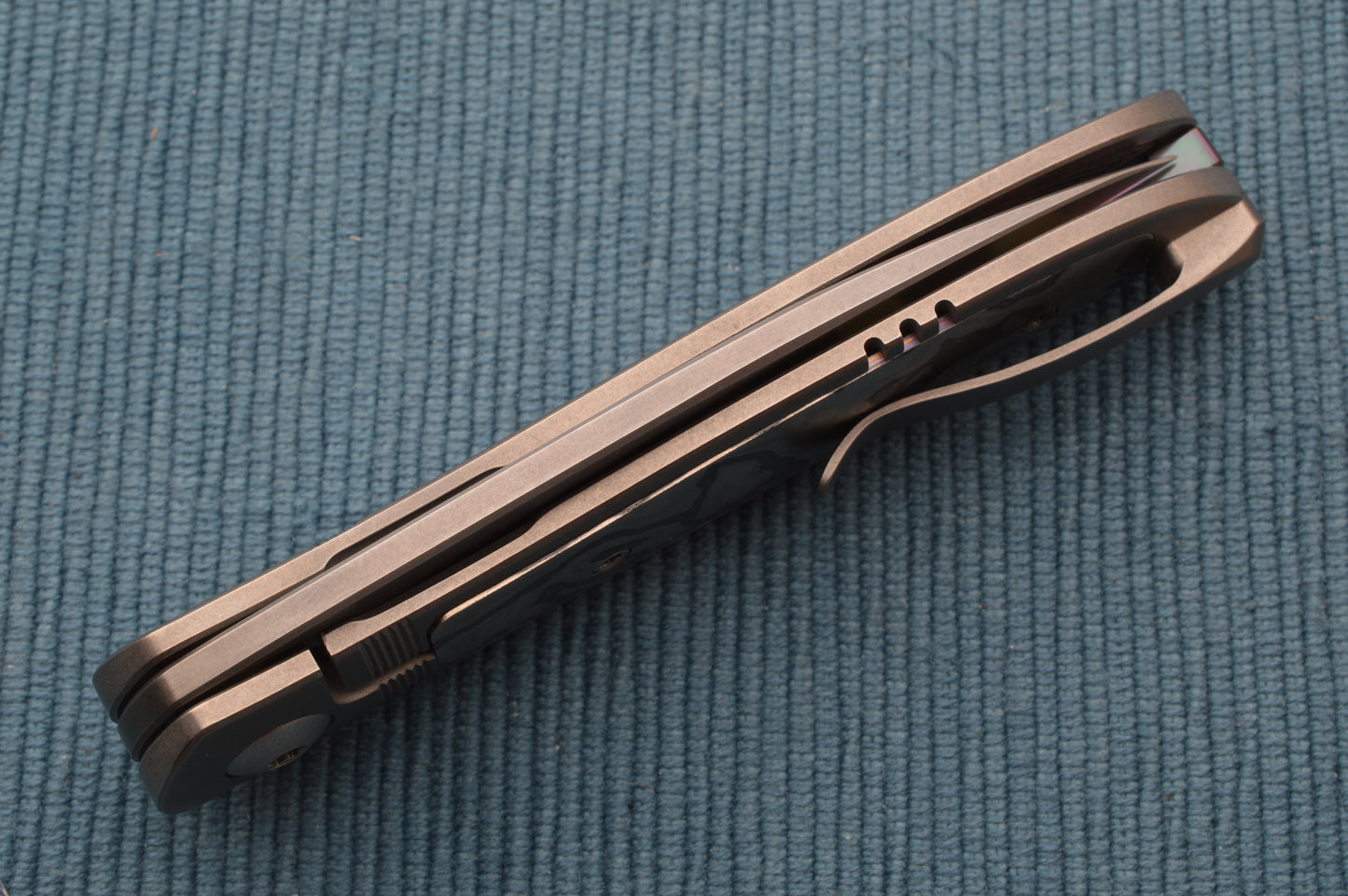 Richard Rogers WHARNCLIFFE, Black Timascus Inlays, Zirconium Backspacer (SOLD)