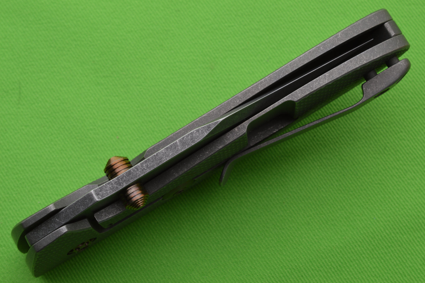 Tom Krein ALPHA Clip Point Full Titanium Frame-Lock Signature Series, Lucky #13! (SOLD)