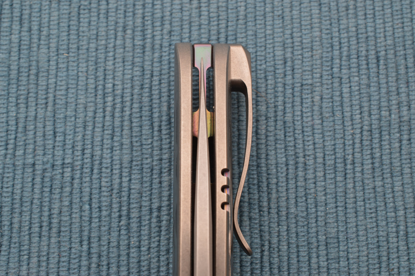 Richard Rogers WHARNCLIFFE, Black Timascus Inlays, Zirconium Backspacer (SOLD)