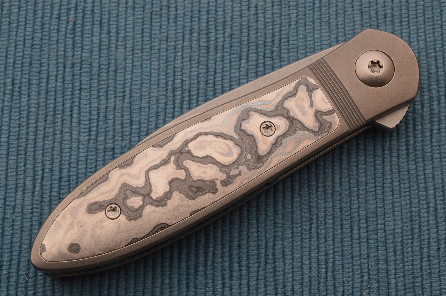 Richard Rogers WHARNCLIFFE, Black Timascus Inlays, Zirconium Backspacer (SOLD)