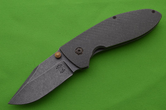 Tom Krein ALPHA Clip Point Full Titanium Frame-Lock Signature Series, Lucky #13!
