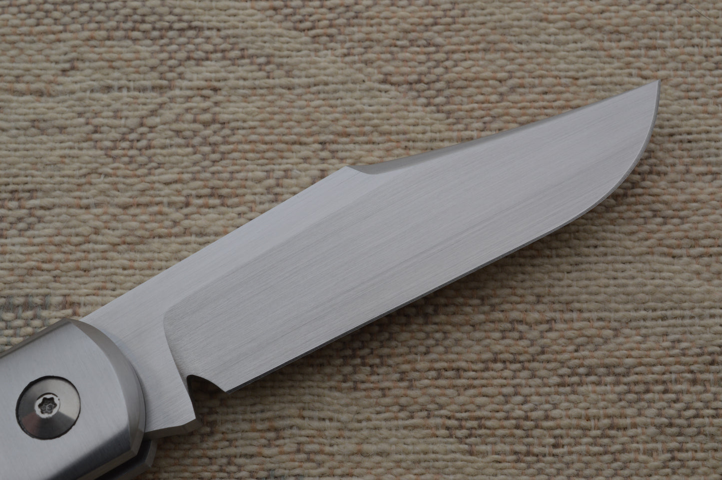 Enrique Peña Custom Lanny's Clip Slip-Joint Folding Knife, Bourbon Micarta (SOLD)