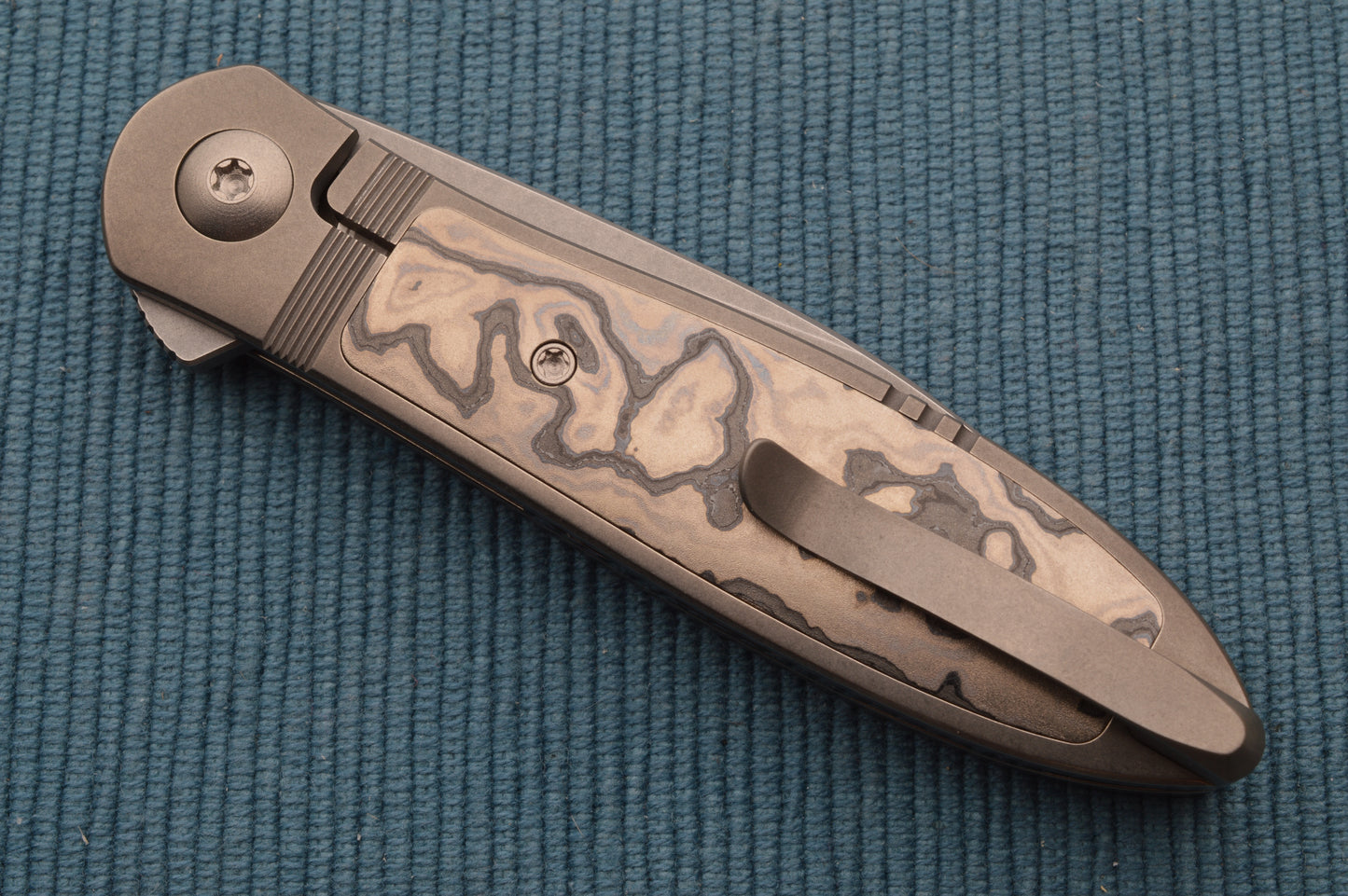 Richard Rogers WHARNCLIFFE, Black Timascus Inlays, Zirconium Backspacer (SOLD)