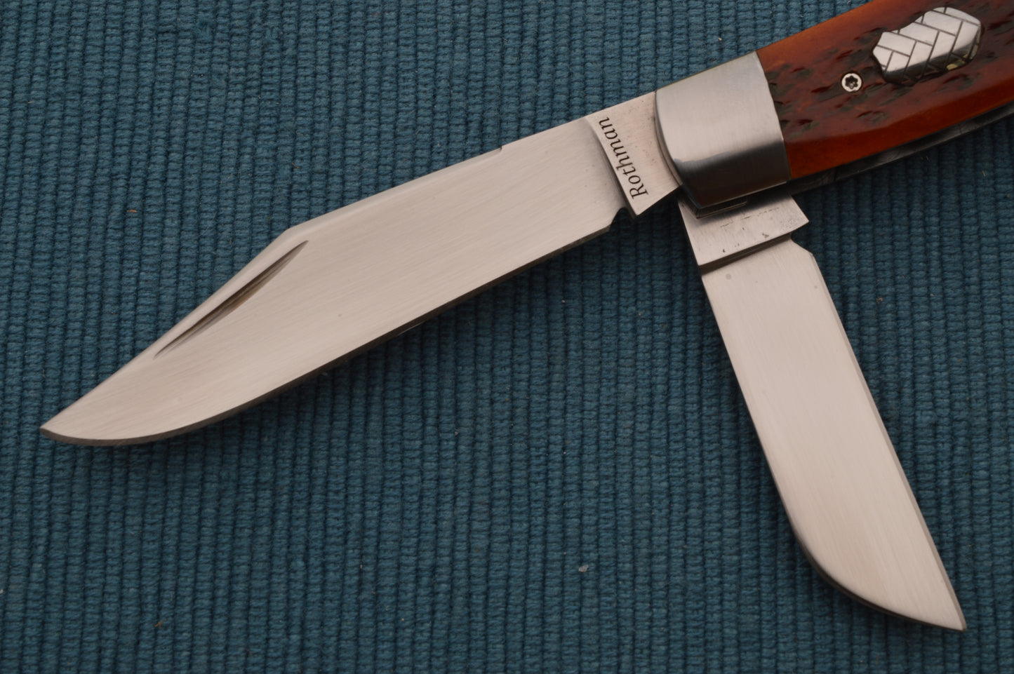 Mike Rothman 3-Blade Medium Stockman Slip-Joint Folding Knife