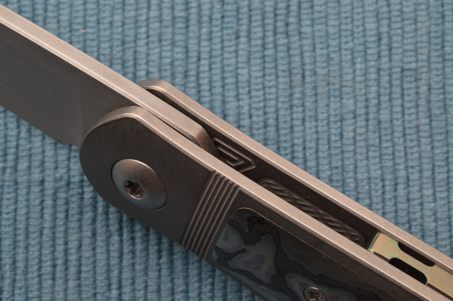 Richard Rogers WHARNCLIFFE, Black Timascus Inlays, Zirconium Backspacer (SOLD)