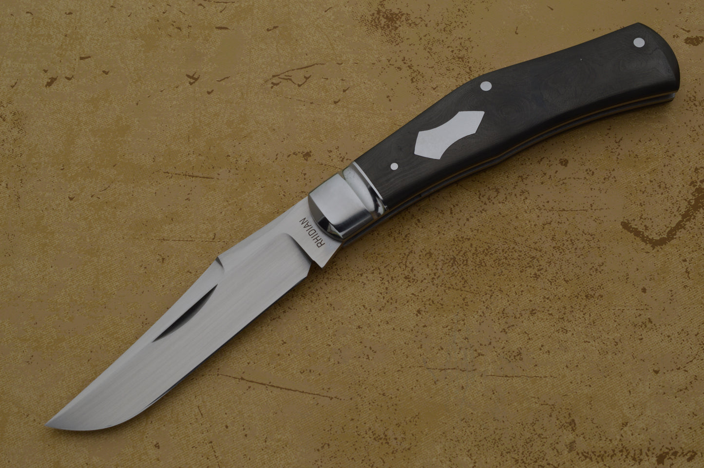 Rhidian Gatrill Rogue Wave Trapper, Fat Carbon Slip-Joint Folding Knife (SOLD)