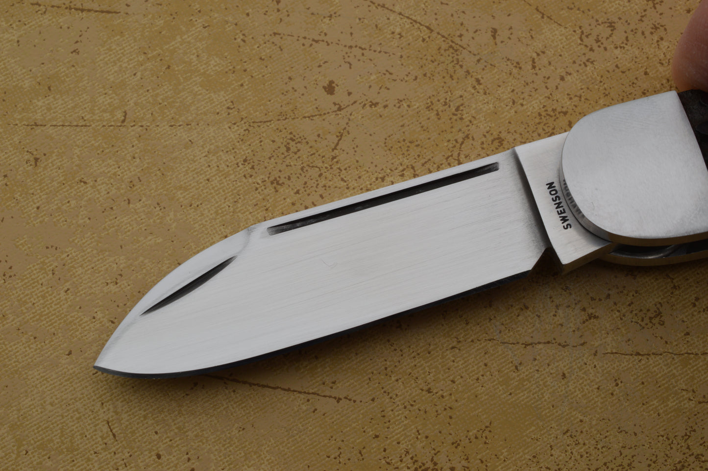 Luke Swenson Premium Stag 3-Blade Split-Back Double Pull Whittler, Slip-Joint Folding Knife (SOLD)