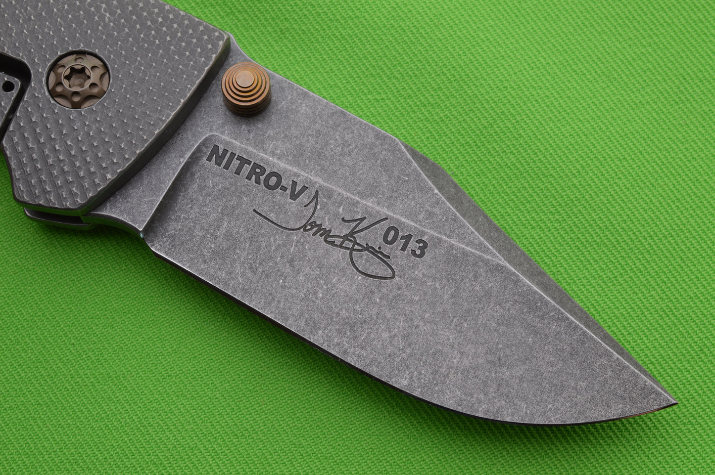 Tom Krein ALPHA Clip Point Full Titanium Frame-Lock Signature Series, Lucky #13! (SOLD)