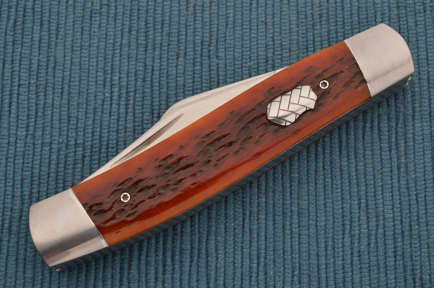 Mike Rothman 3-Blade Medium Stockman Slip-Joint Folding Knife