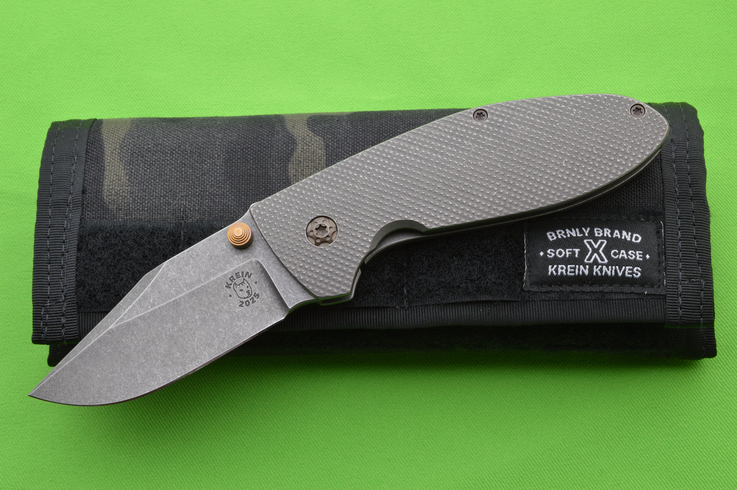 Tom Krein ALPHA Clip Point Full Titanium Frame-Lock Signature Series, Lucky #13! (SOLD)
