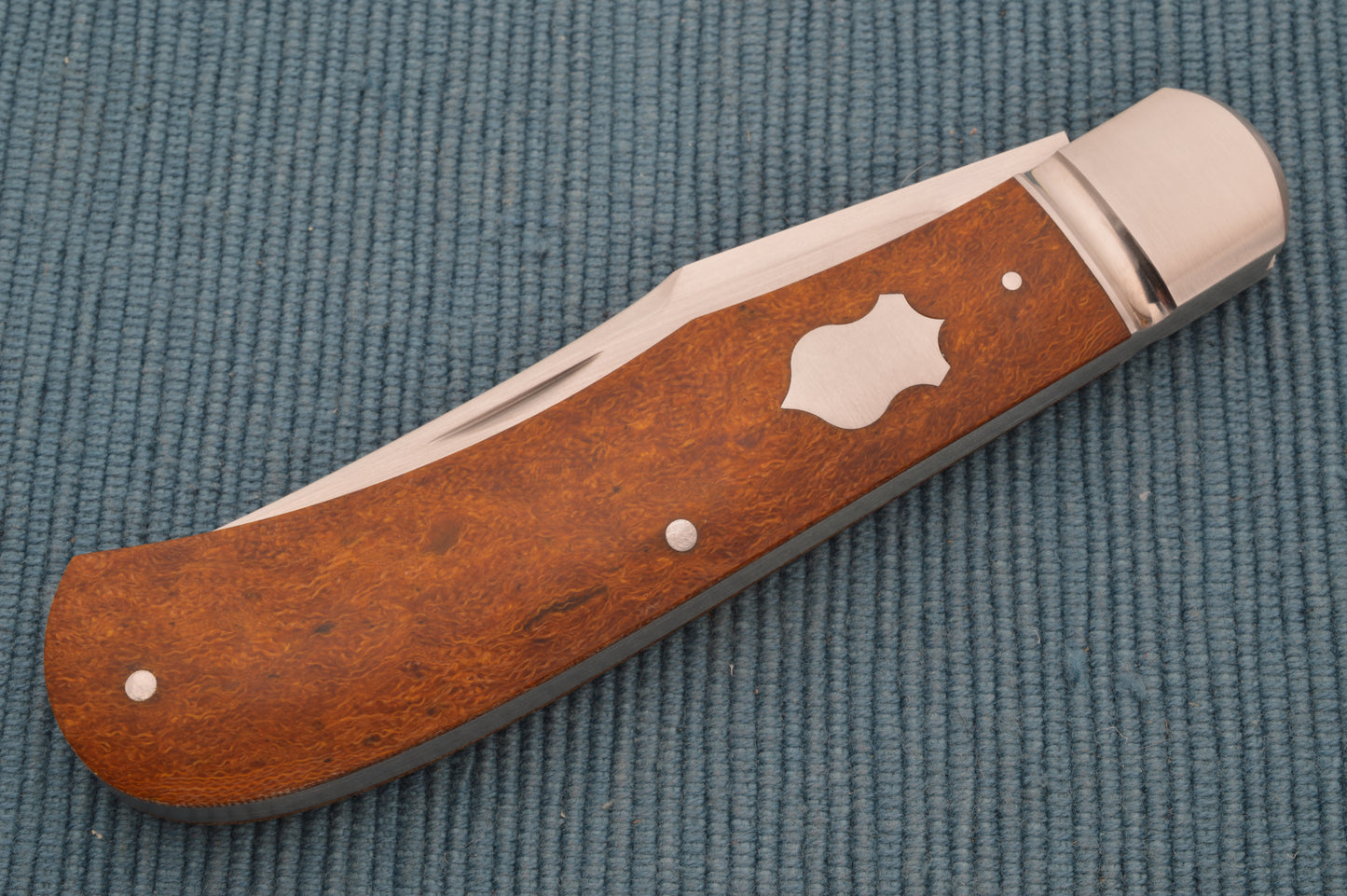 Enrique Peña Full-Size BackPocket Trapper Westinghouse Micarta Slip-Joint Folding Knife (SOLD)
