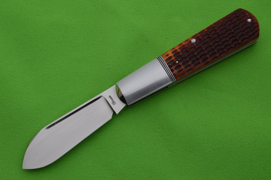 Tanner Couch Barlow, Jigged Bone Scales, Slip-Joint Folding Knife (SOLD)