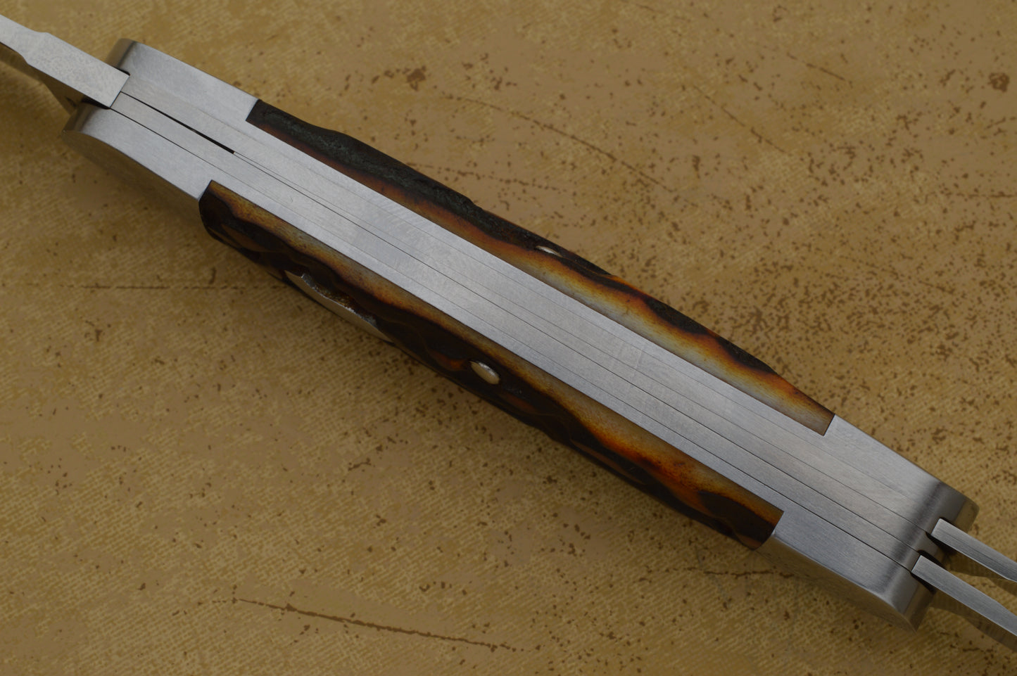 Luke Swenson Premium Stag 3-Blade Split-Back Double Pull Whittler, Slip-Joint Folding Knife (SOLD)