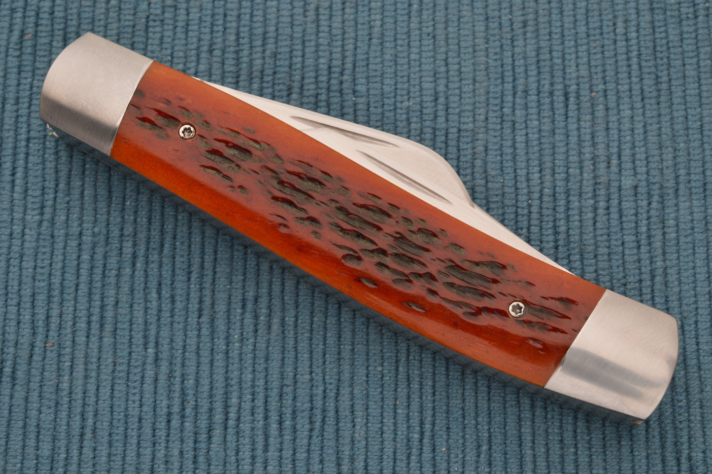 Mike Rothman 3-Blade Medium Stockman Slip-Joint Folding Knife